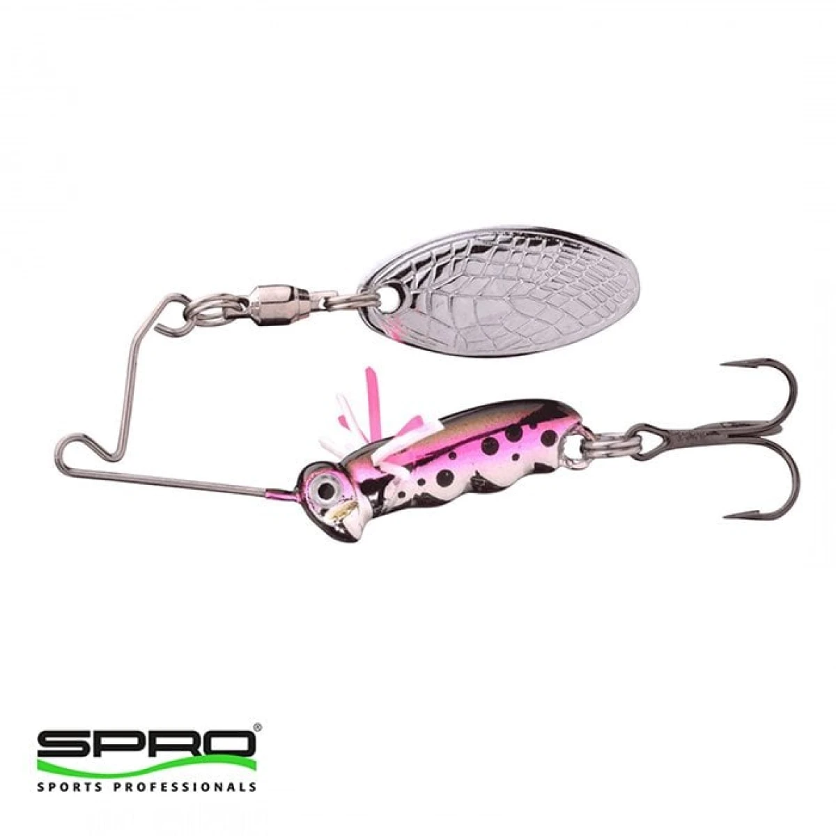 SPRO Larva SpinnerBait 4CM 7G - Kaşık Yem Rainbow Trout