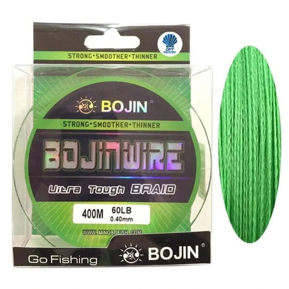 DFT Bojin 4X Braid İp Misina 0.40 mm  400 m  Yeşil