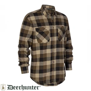 DEER HUNTER Marvin Kahverengi Kareli Gömlek  - 39/40