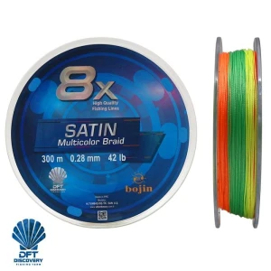 DFT Bojin 8X Satin M.Color İp Misina 0.35 mm 300 m