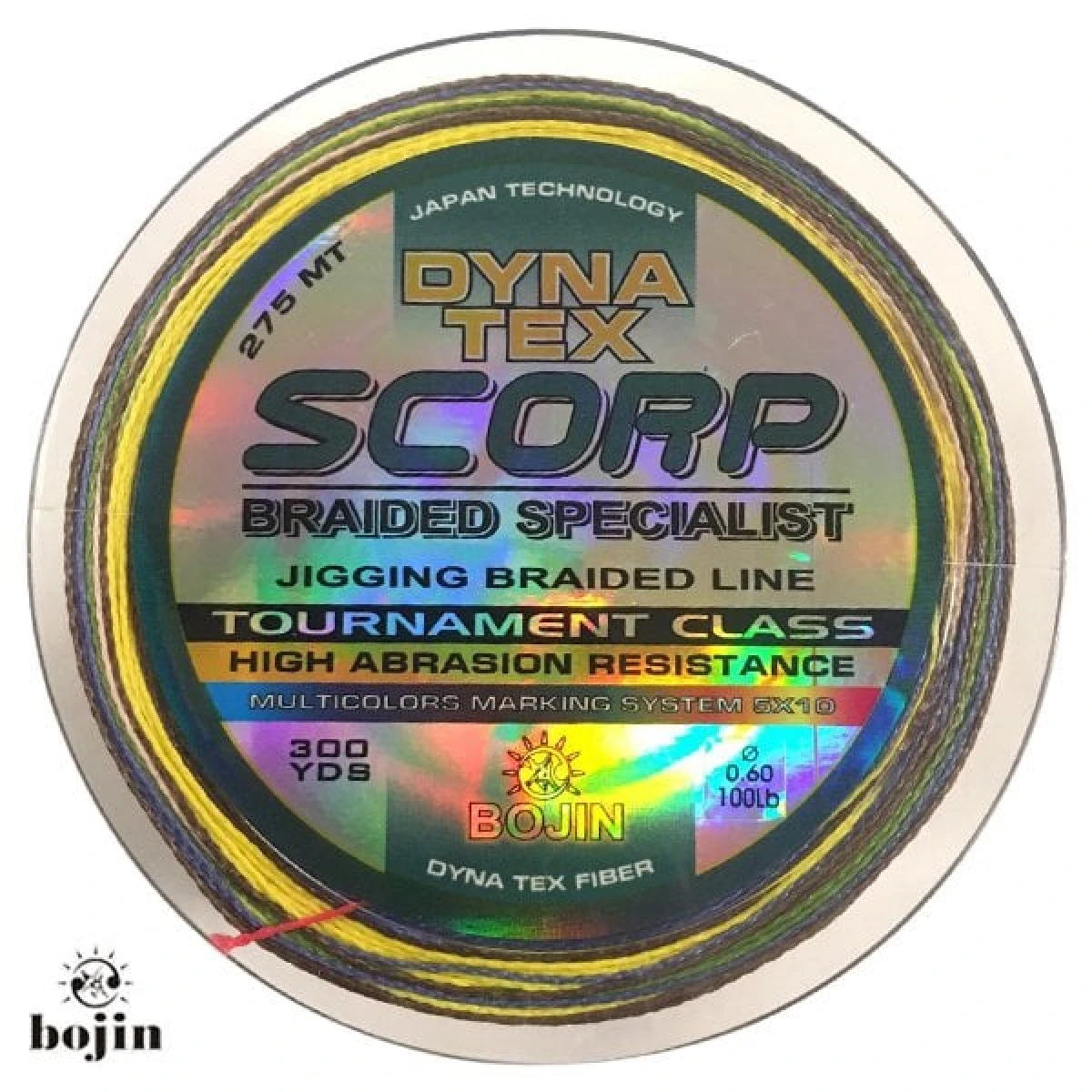BOJIN Jigging Braided Line Örgü İp Misina 0.60 mm