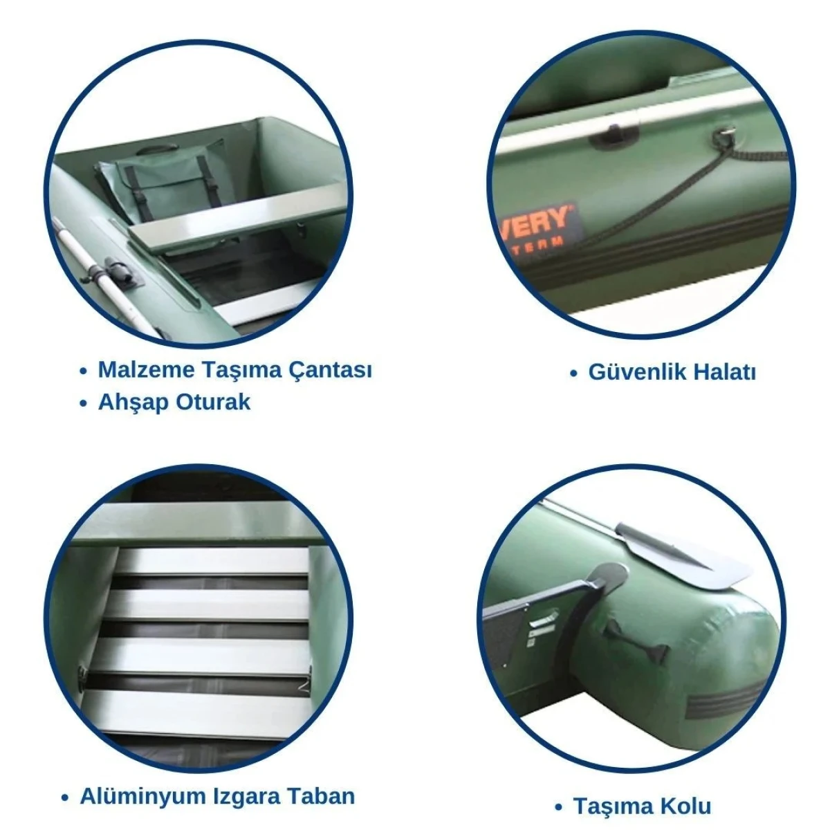 DFT DISCOVERY Şişme Bot MF249 249cm Yeşil Seri