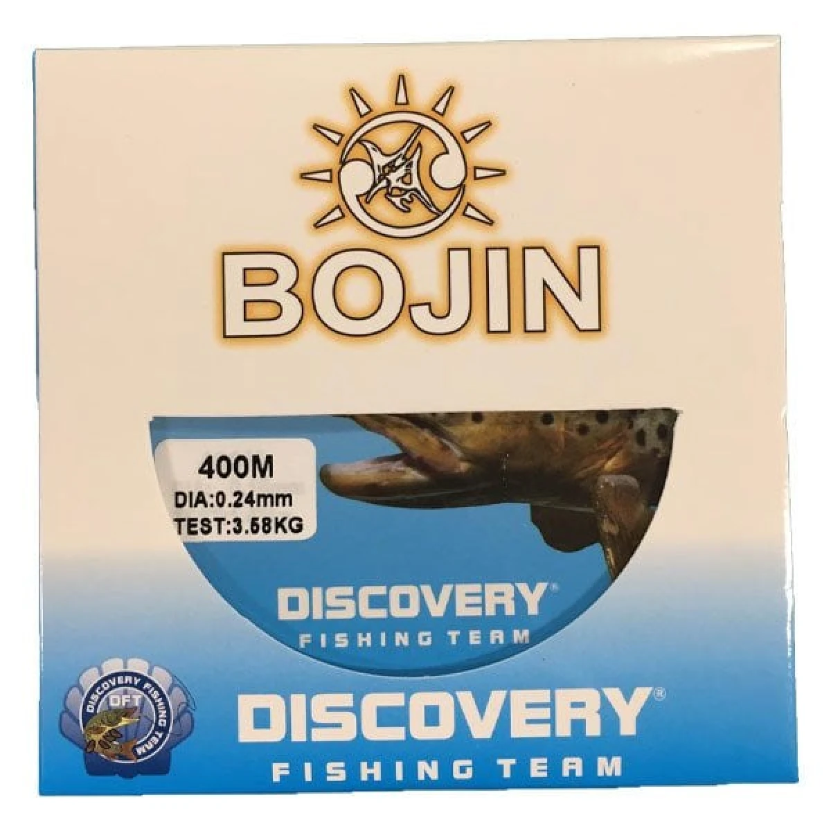DFT Bojin  Alabalık Misinası 0.24 mm 400 m - Şeffaf 
