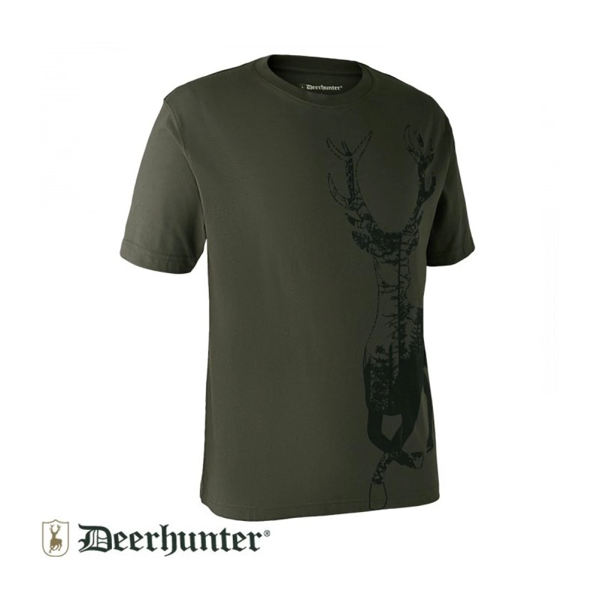 DEERHUNTER T-shirt Geyik Desenli - L