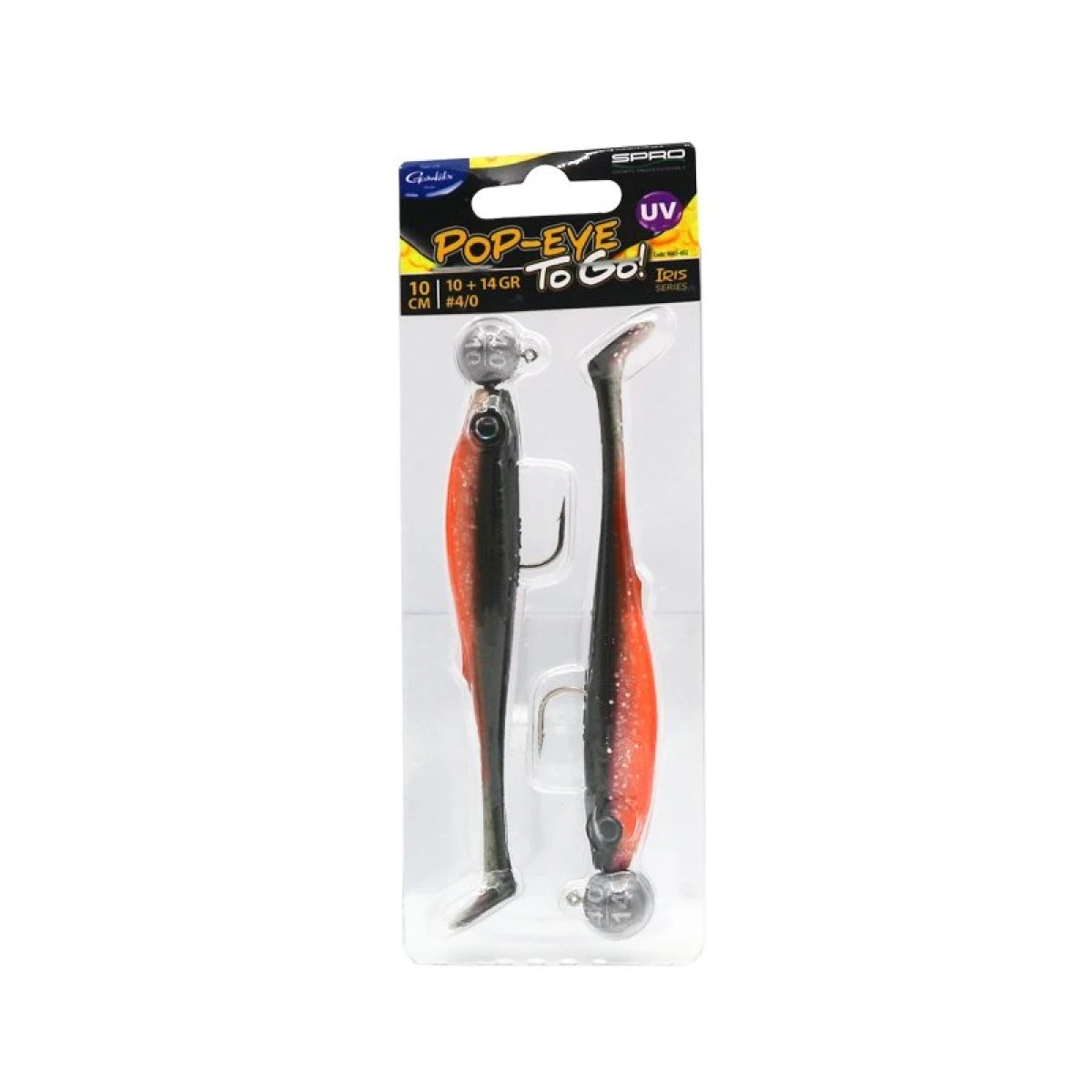 SPRO Pop-Eye To Go 10 cm UV Olive 10+14 G 1/2