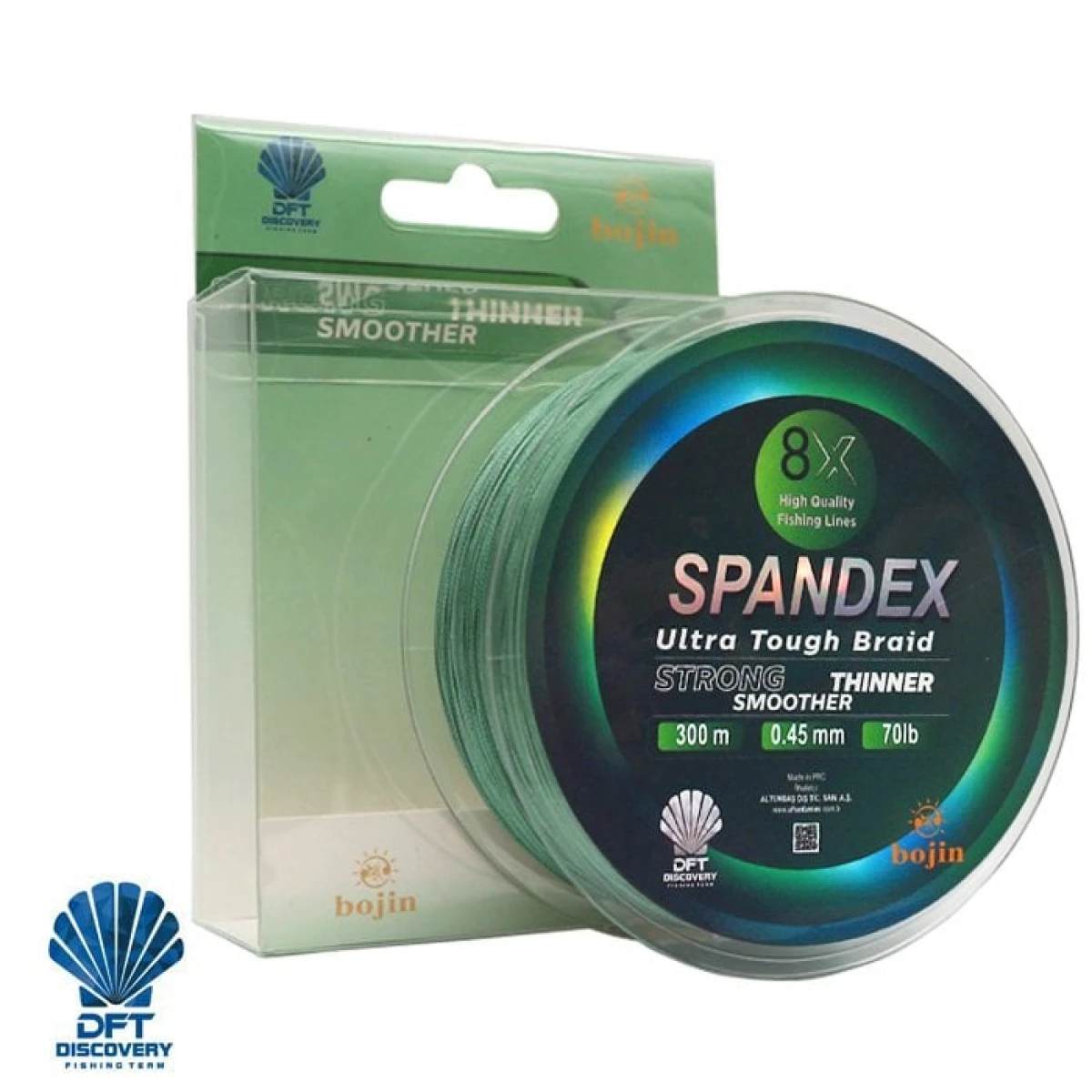 DFT Bojin 8X Spandex İp Misina 0.35 mm 300 m