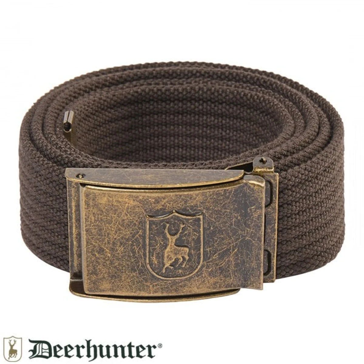 DEER HUNTER Canvas Kemer Koyu Kahverengi 130 cm