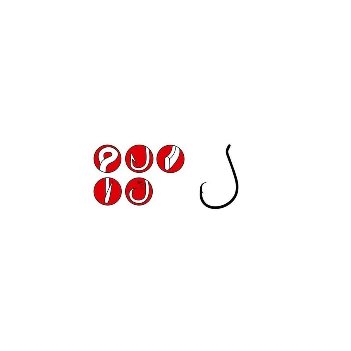 GAMAKATSU Octopus Circle Serisi 10lu Olta İğnesi 6 Numara