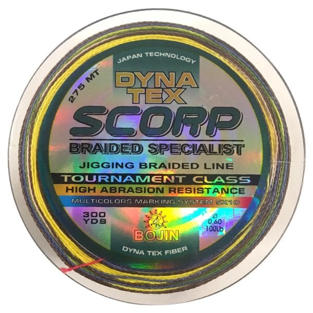 BOJIN Jigging Braided Line Örgü İp Misina 0.60 mm