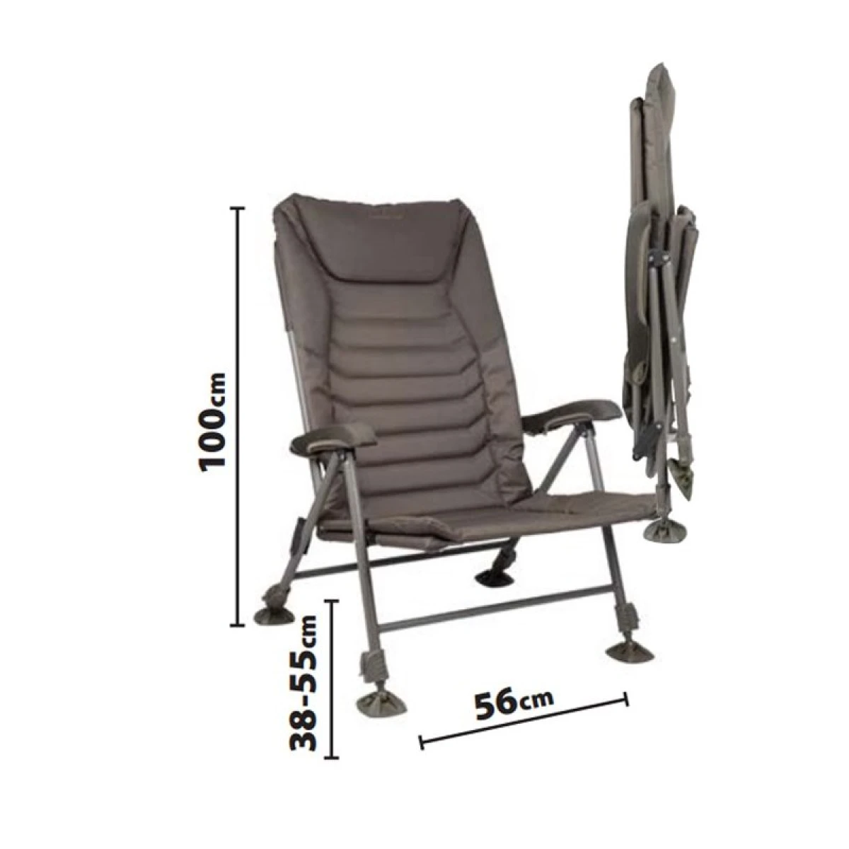 SPRO Lounger XL Kamp Sandalyesi - 150 kg