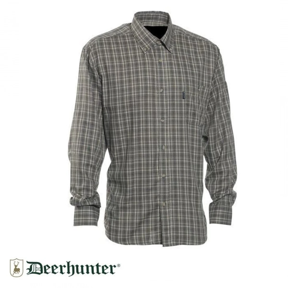 S.K.DEERHUNTER Waylon 399 Yeşil Kareli Uzun Kol Gömlek - 41