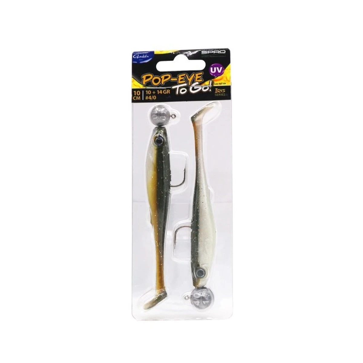 SPRO Pop-Eye To Go 10 cm UV Baitfish 10+14 G 1/2