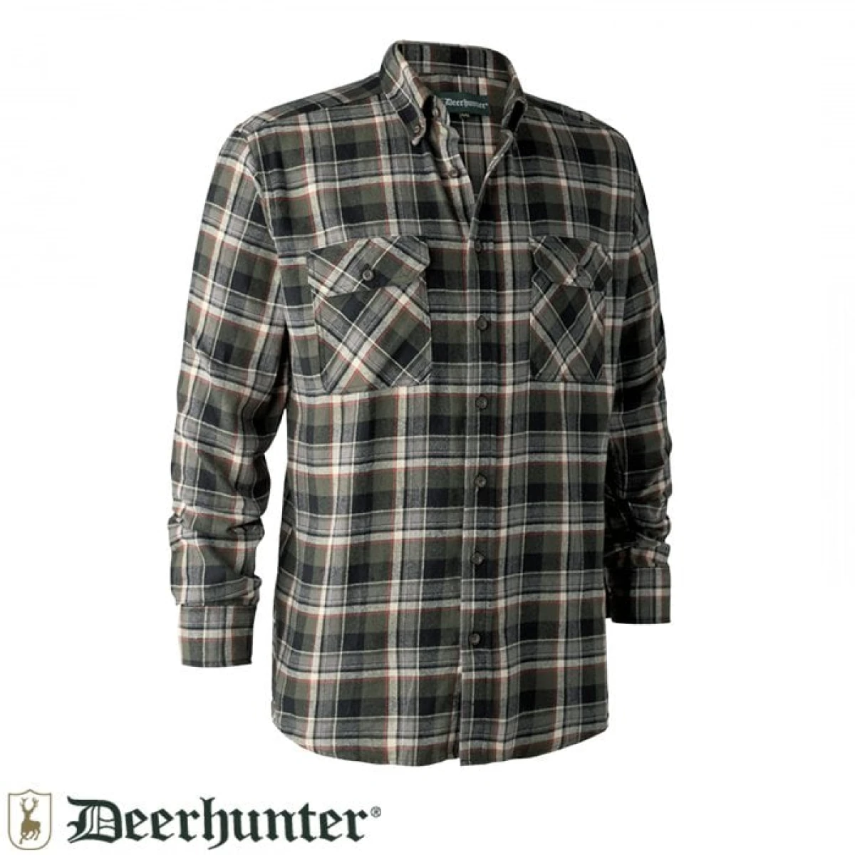 DEER HUNTER Marvin Yeşil Kareli Gömlek  - 39/40