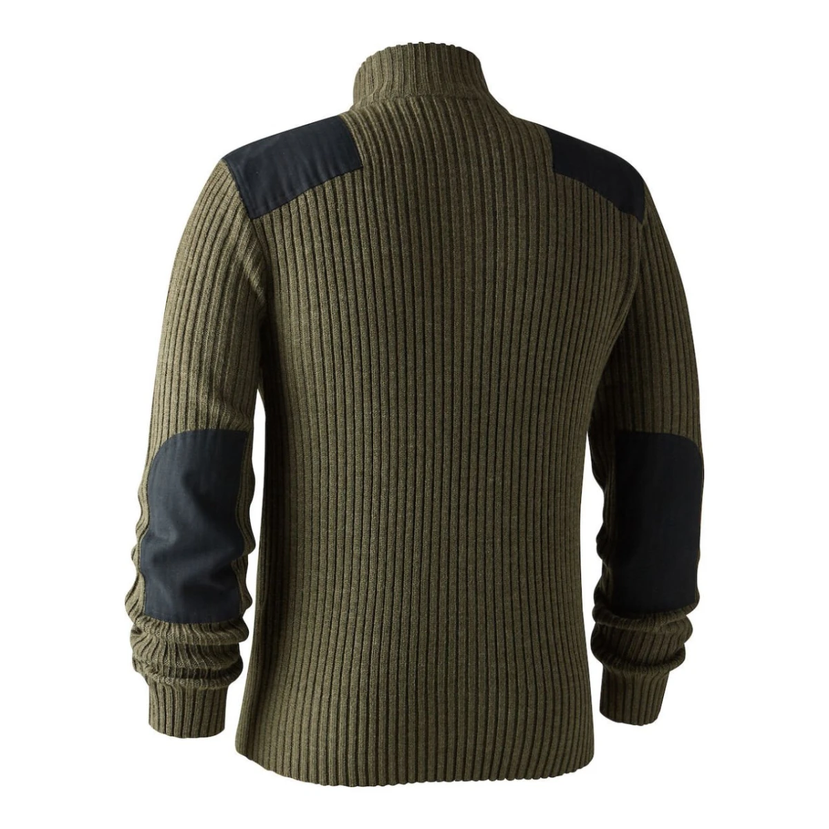 DEERHUNTER Rogaland Yarım Fermuarlı Yeşil Kazak - 2XL