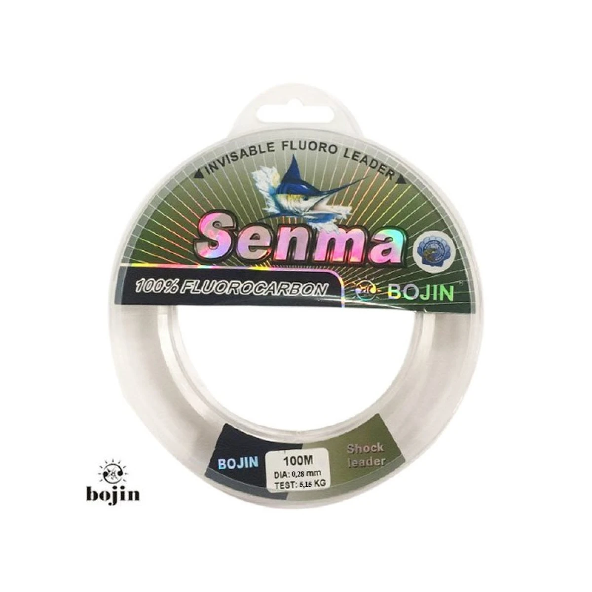 DFT Bojin Senma Fluorocarbon Misina 100 m -0.28 mm