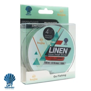 DFT Bojin 4X Linen İp Misina 0.06 mm  150 m  Yeşil
