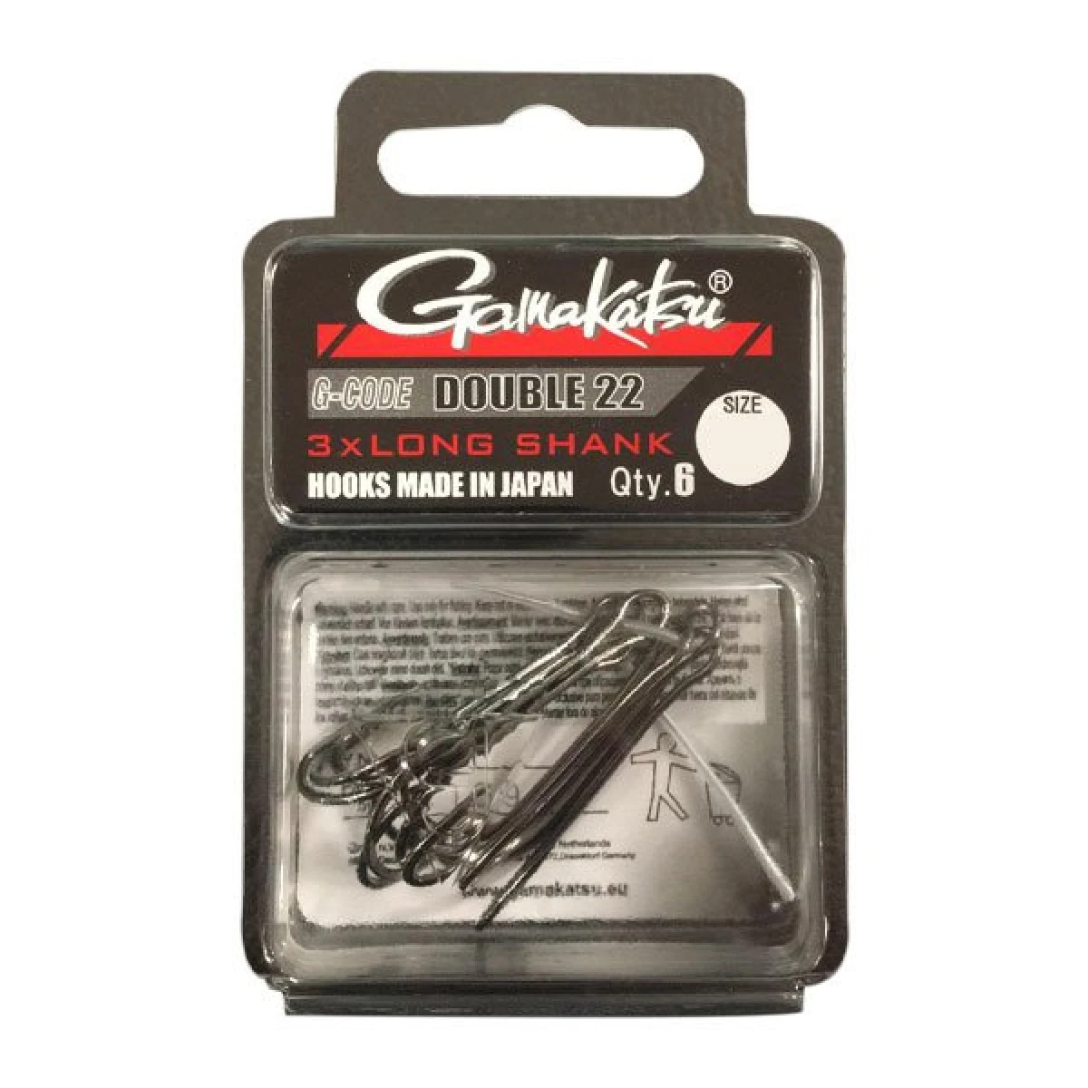 GAMAKATSU Double 22 Long Shank Olta İğnesi 1/0 Numara