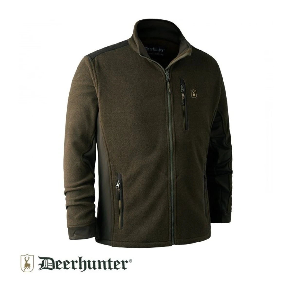 DEERHUNTER Muflon Zip-İn 376 Yeşil Polar Mont  - 56