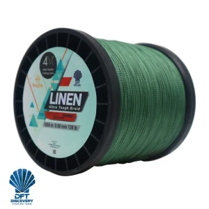 DFT Bojin 4X Linen İp Misina 1000 m  Yeşil