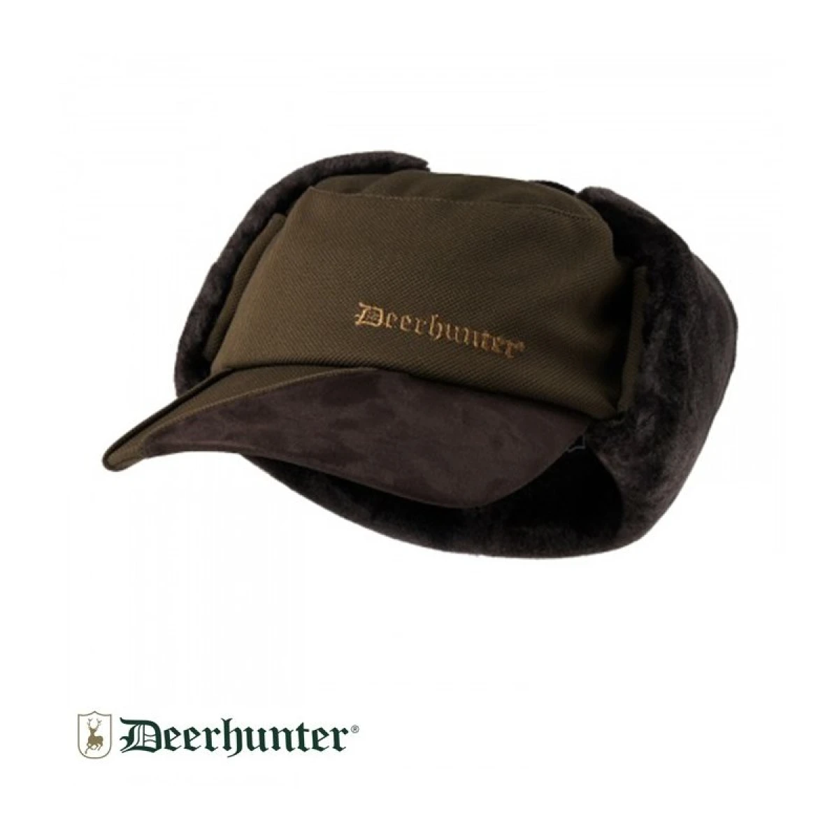 DEER HUNTER Muflon Koyu Yeşil Kışlık Şapka - 60-61