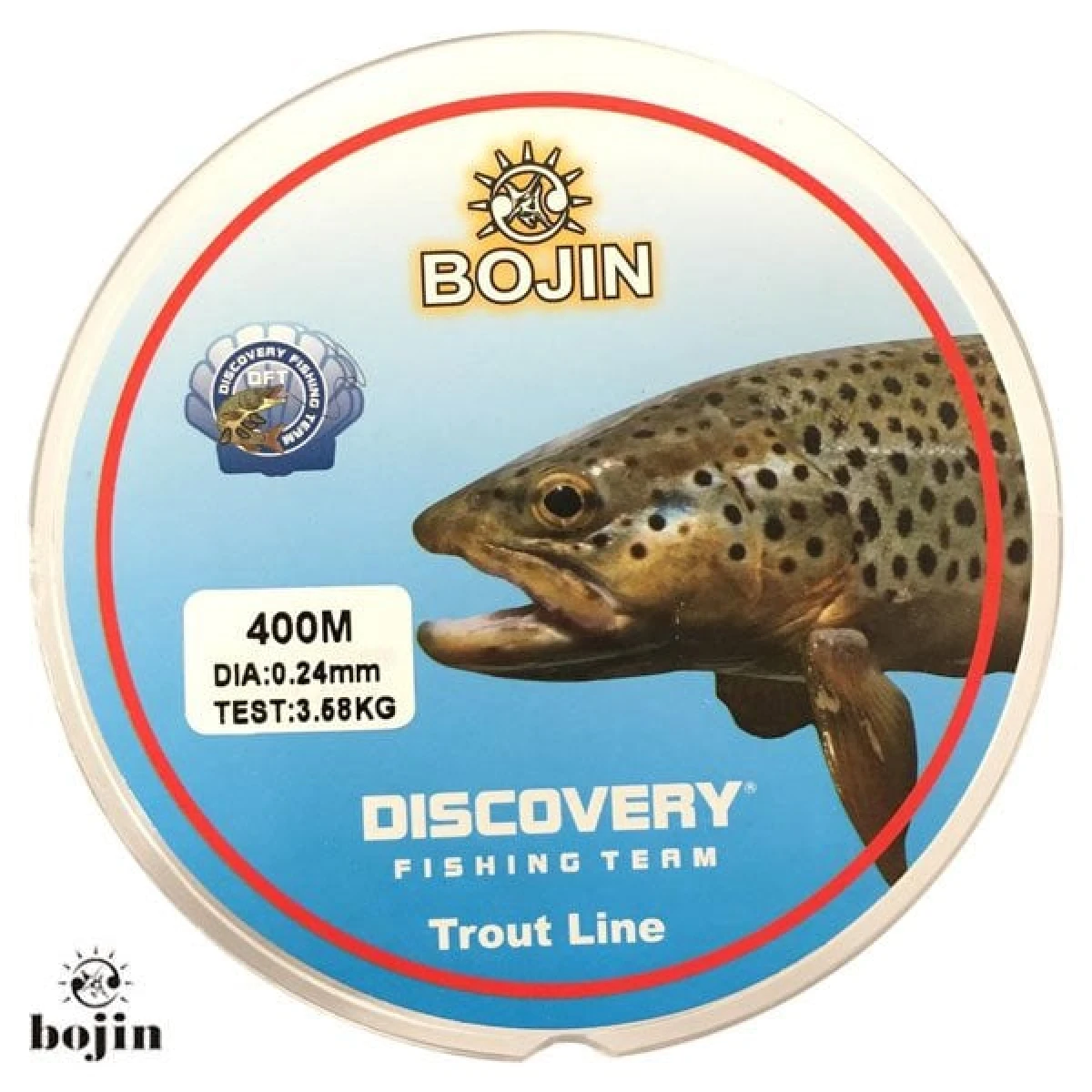 DFT Bojin  Alabalık Misinası 0.24 mm 400 m - Şeffaf 