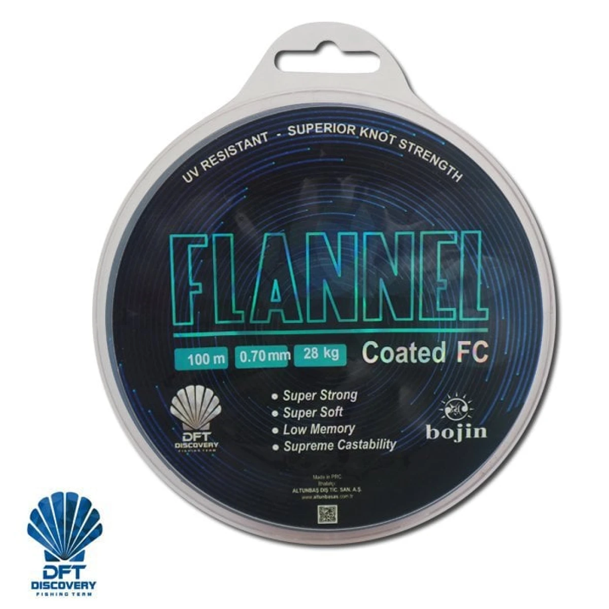 DFT Bojin Flannel Fluorocarbon 100 mt Misina