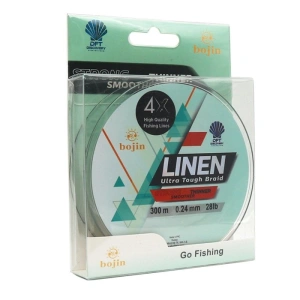 DFT Bojin 4X Linen İp Misina 300 m  Yeşil