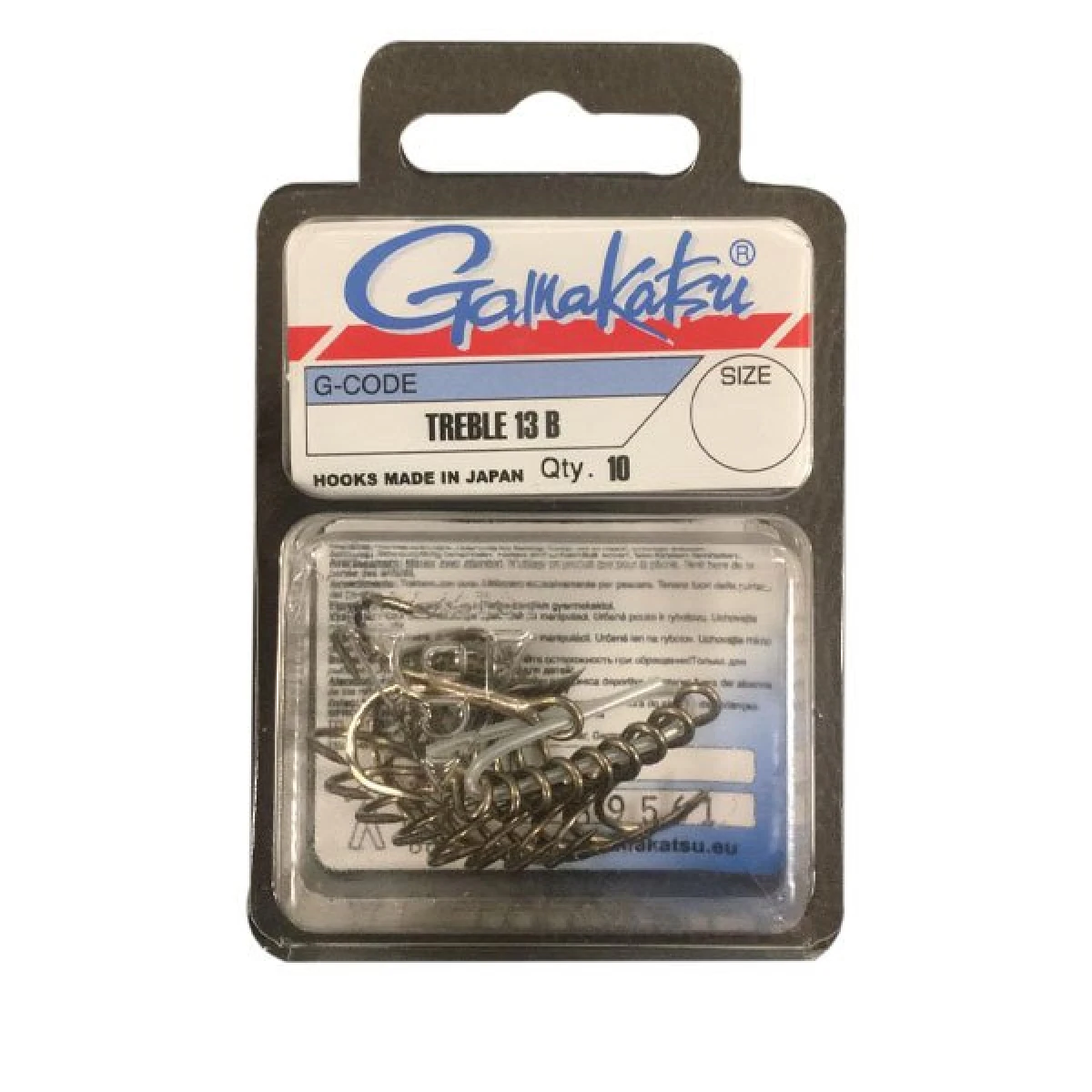 GAMAKATSU Triple Hook 13B  Serisi  Olta İğnesi 12 Numara