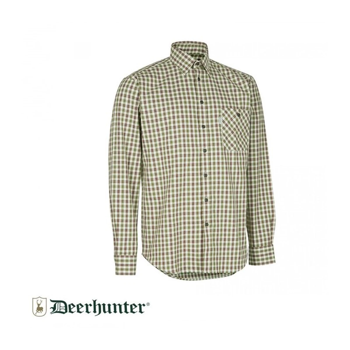 S.K.DEERHUNTER GideonYeşil Çizgili U.Kol Gömlek - 37