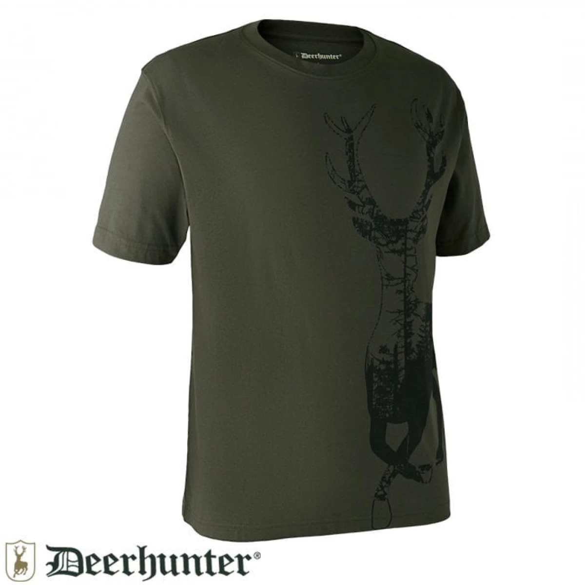 DEERHUNTER T-shirt Geyik Desenli - L