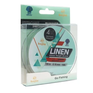 DFT Bojin 4X Linen İp Misina 0.06 mm  150 m  Yeşil