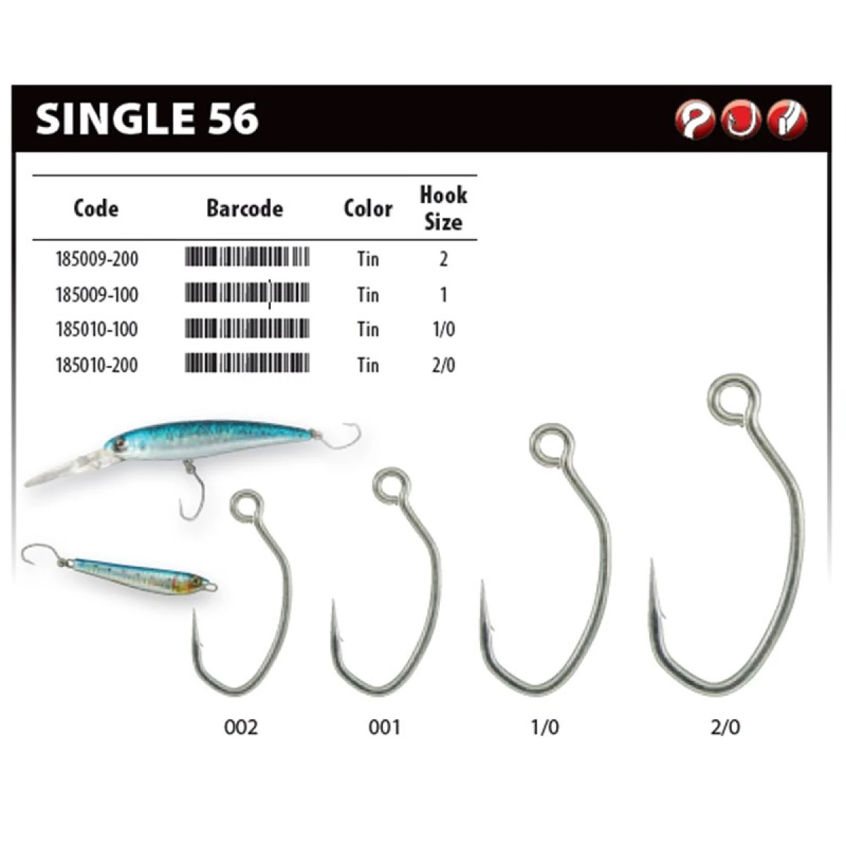 SPRO GAMAKATSU HOOK SINGLE 56 #1