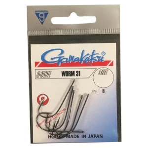 GAMAKATSU Worm 31 6lı Olta İğnesi 2 Numara