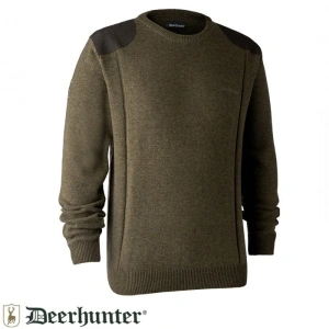DEER HUNTER Sheffield Knit Yeşil Kazak