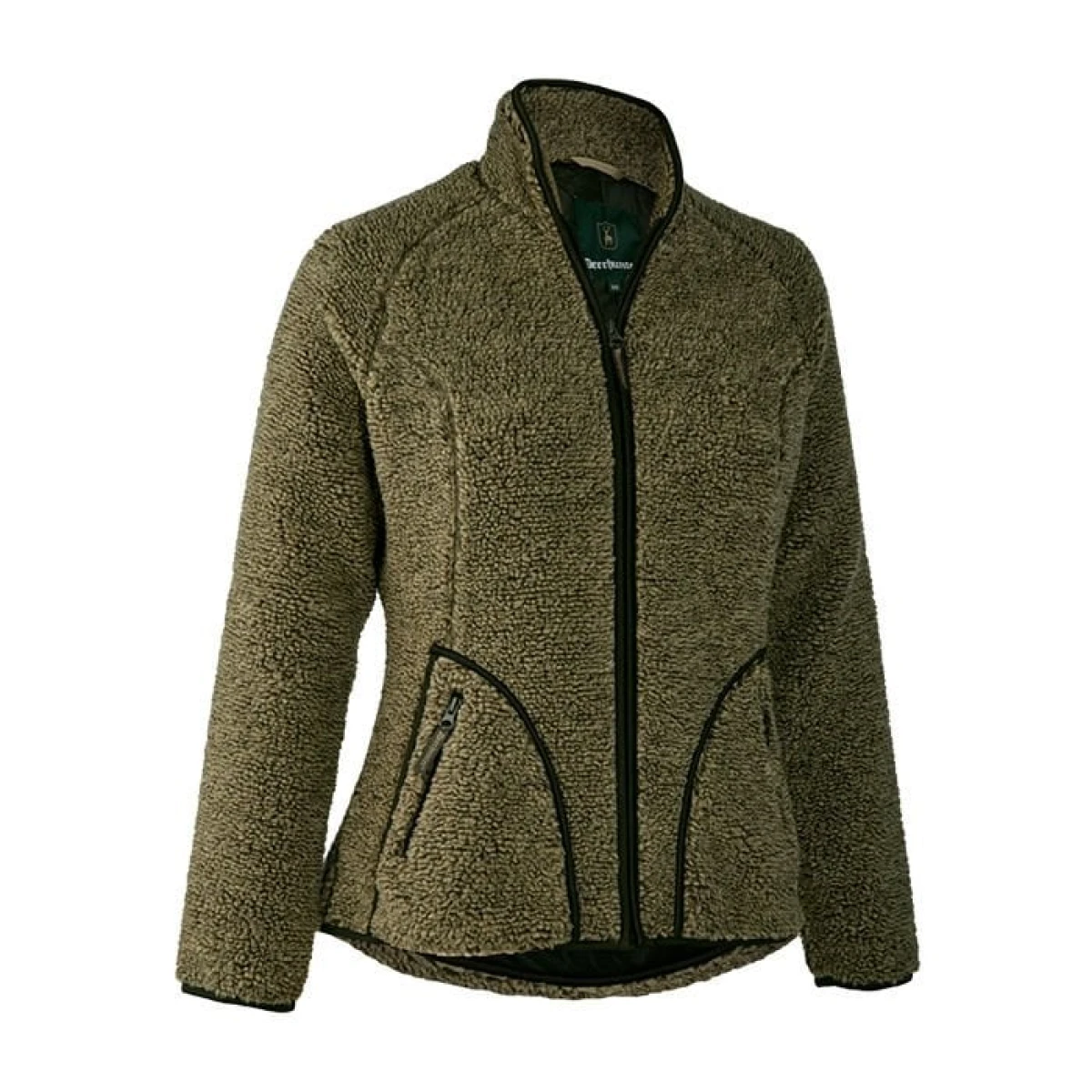 DEER HUNTER Lady Geneva Fiber Yeşil Yünlü Mont - 36