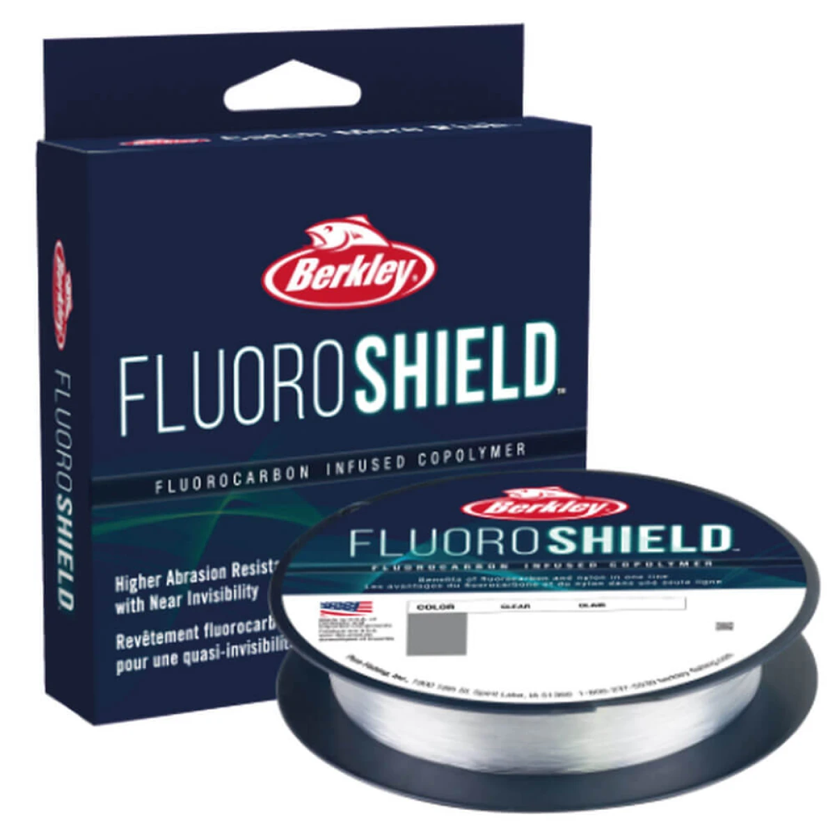 Berkley FluoroShield FluoroCarbon Misina CLEAR 0.53MM - 274MT - 13.6KG