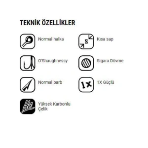 VMC Üçlü Olta İğnesi 9622PS