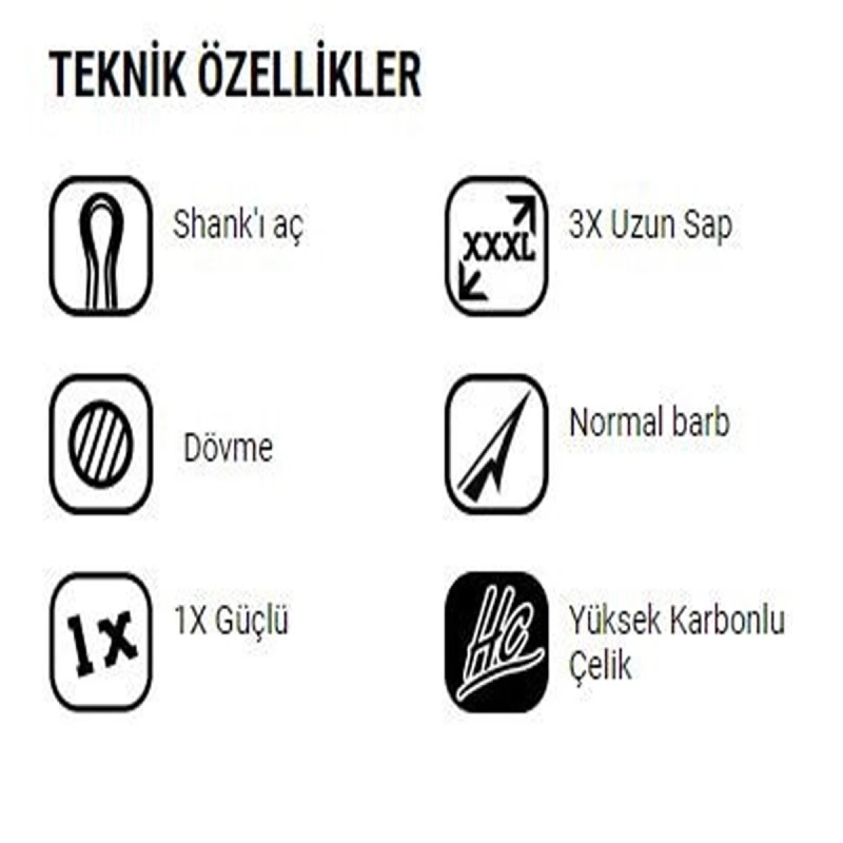 VMC Üçlü Olta İğnesi 9617PS PERMASTEEL NO:6 - 10LU