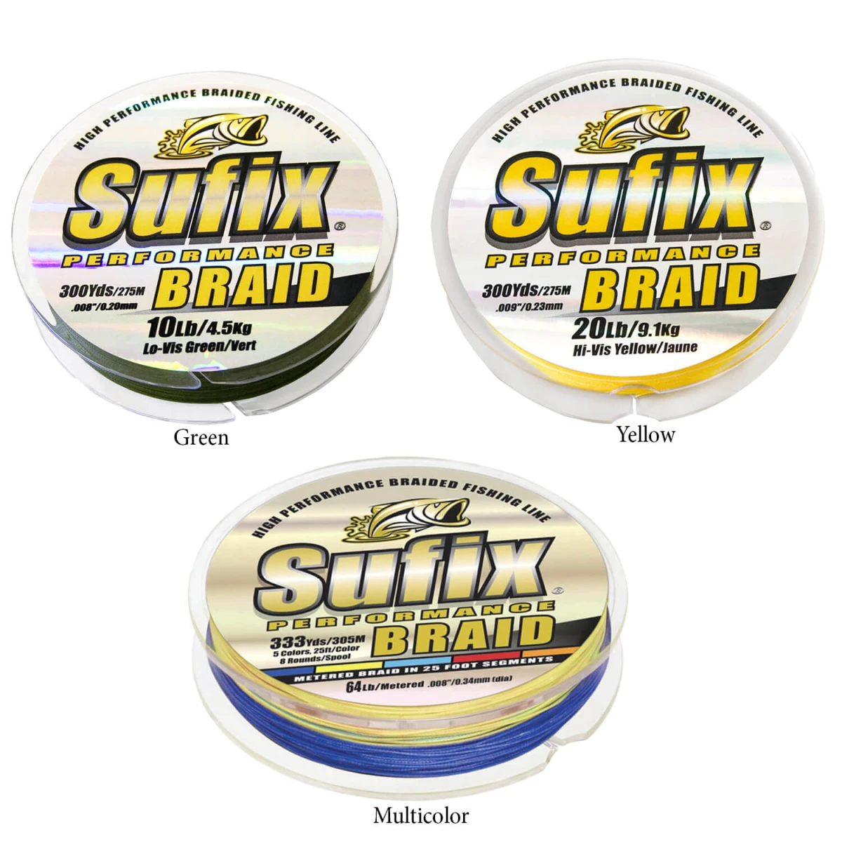Sufix Performance Braid İp Misina HI VIS YELLOW 0.20MM - 135MT - 13.3KG