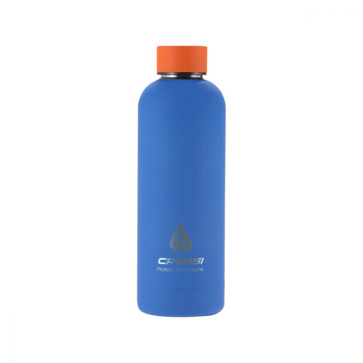 Cressi Kauçuk Kaplı Termal Suluk MAVİ - TURUNCU 500 ML