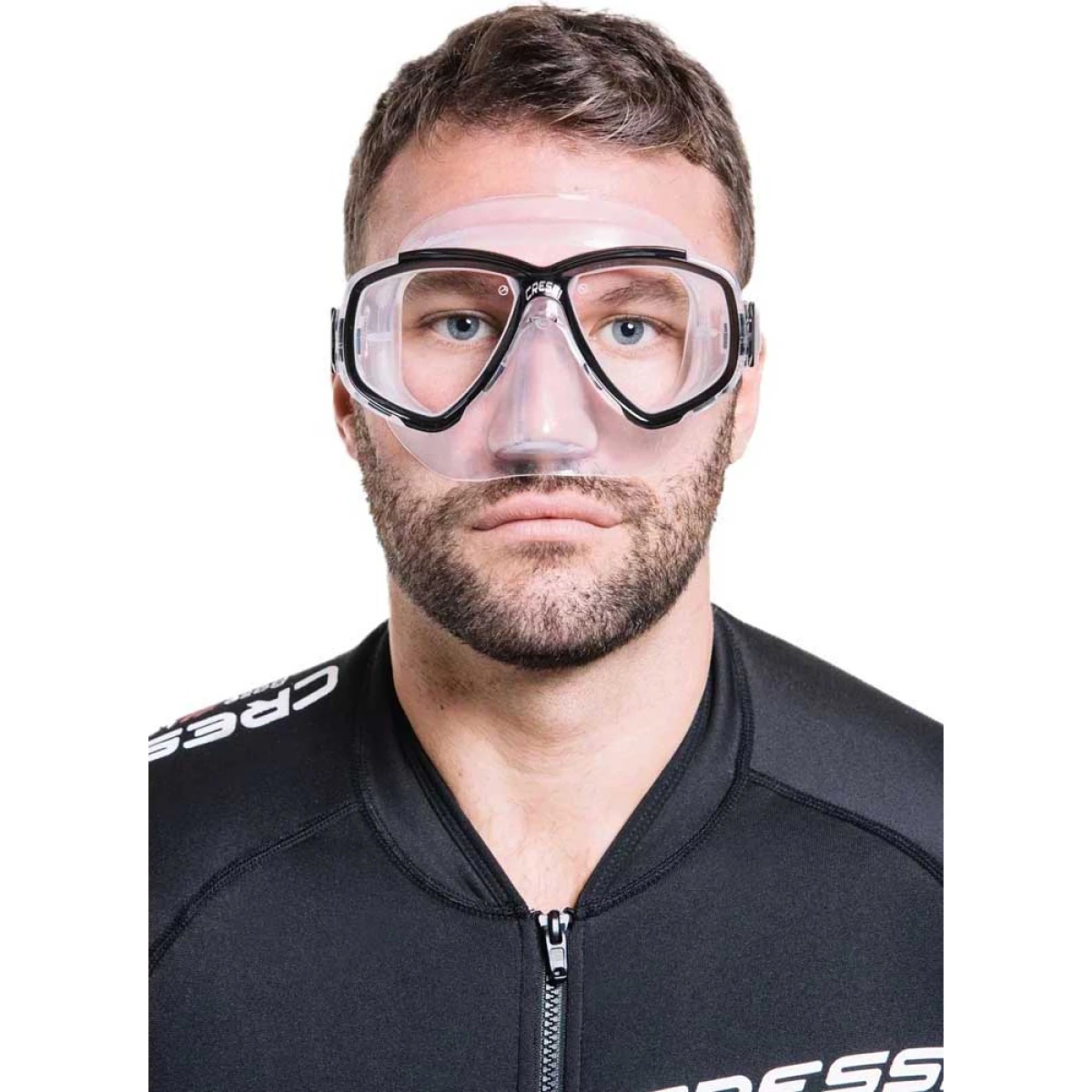 Cressi Perla Dalış Maskesi CLEAR-BLACK