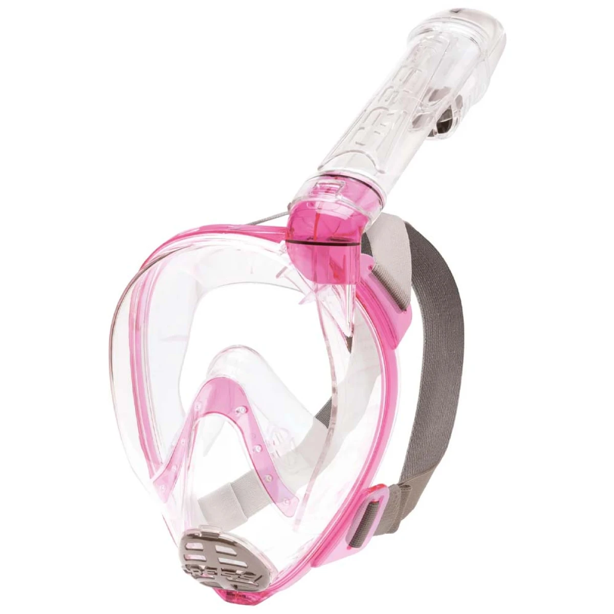 Cressi Baron Tam Yüz Maske CLEAR-PINK S - M