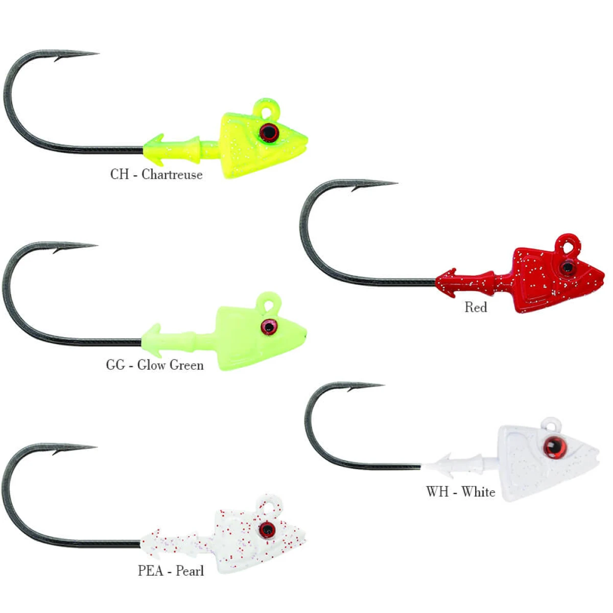 Mustad Sd840 Shad Jig Head WH - WHITE 7GR - 3LU - 3-0