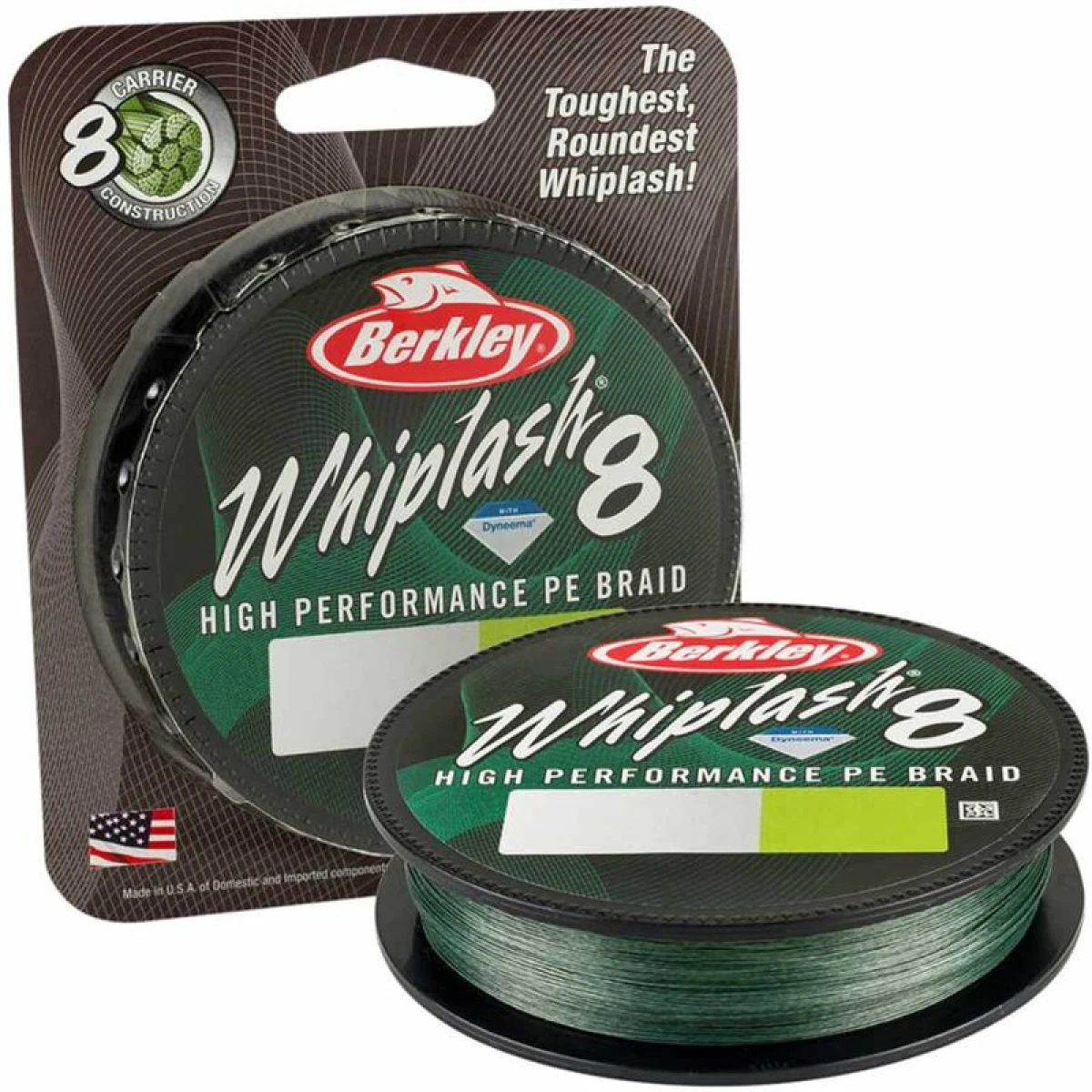 Berkley Whiplash 8 Braid İp Misina MOSS GREEN 0.20MM - 150MT - 27.7KG
