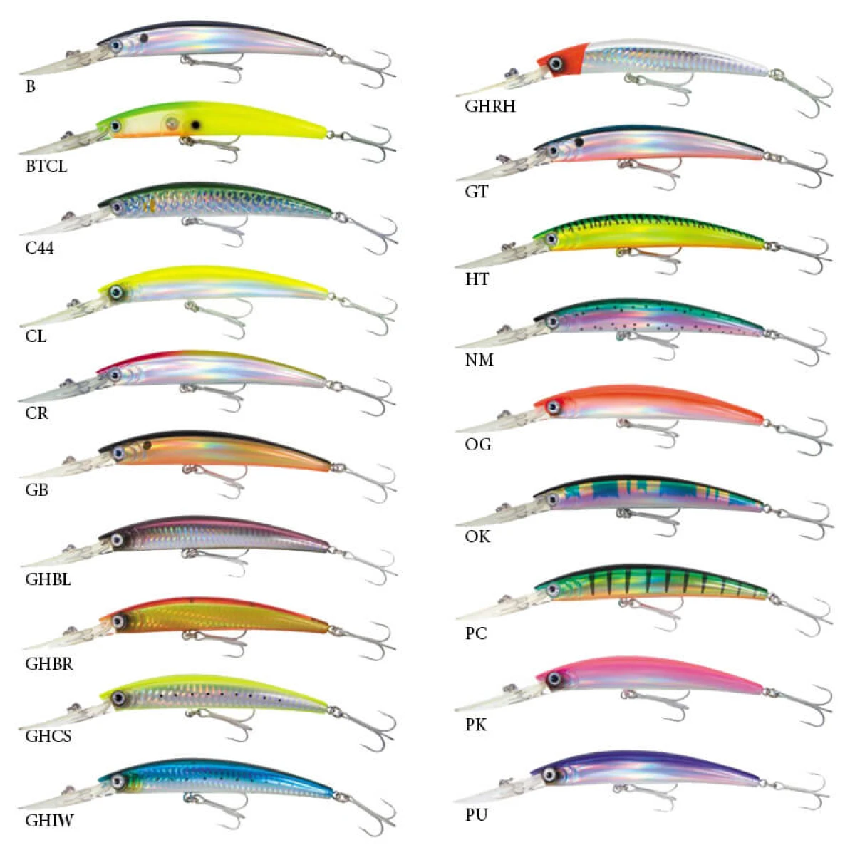 Yozuri Original Crystal Minnow Deep Diver Sahte Balığı GHIW 90MM-9.5GR