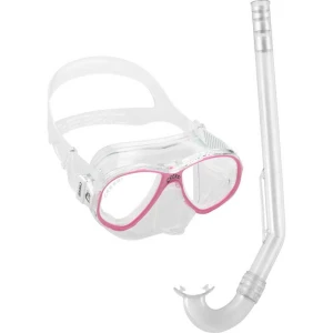 Cressi Junior Perla Maske - Mini Gringo Şnorkel Set CLEAR/PINK