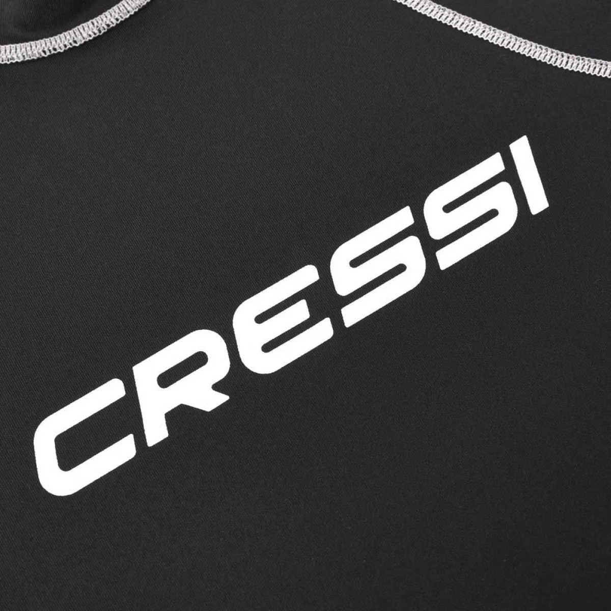 Cressi Rash Guard Lady Kısa Kollu T-Shirt BLACK-WHITE NO:4 - L