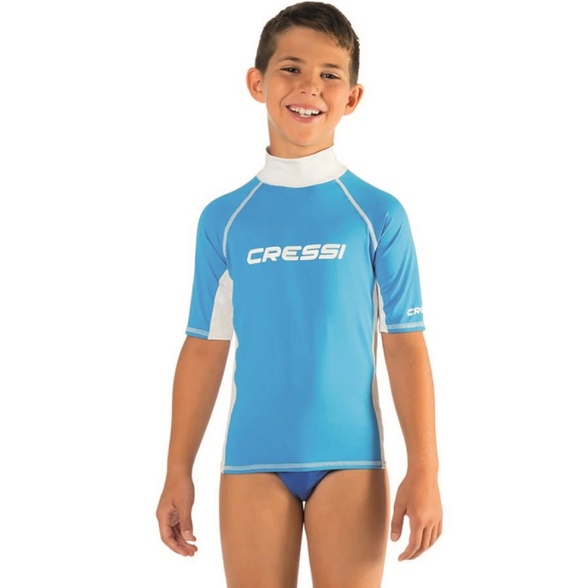 Cressi Rash Guard Junior Boy Kısa Kollu T-Shirt
