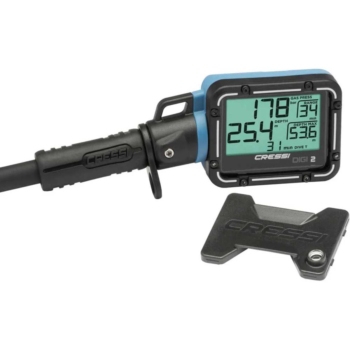 Cressi Digi 2 Dijital Dalış Konsolu BLUE