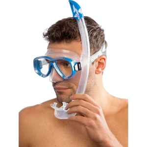 Cressi Perla Maske Mexico Şnorkel Seti CLEAR-BLUE